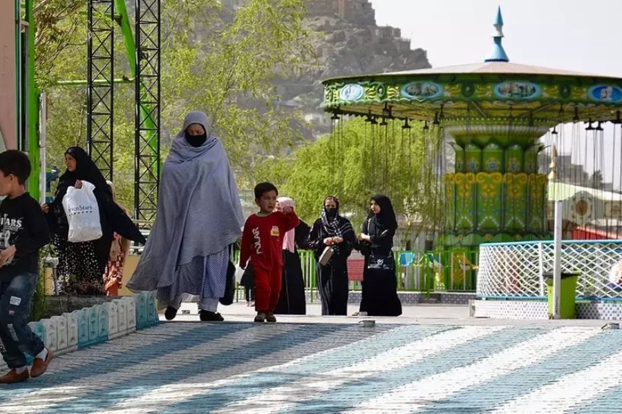 अफगानिस्तानमा महिलालाई पार्क जान प्रतिबन्ध