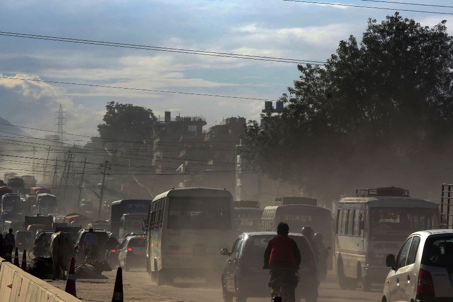 काठमाडौँ उपत्यकामा बढ्यो वायु प्रदूषण फोटो फिचर