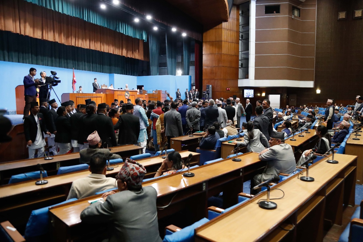 कांग्रेसको अवरोधपछि संसद् बैठक स्थगन