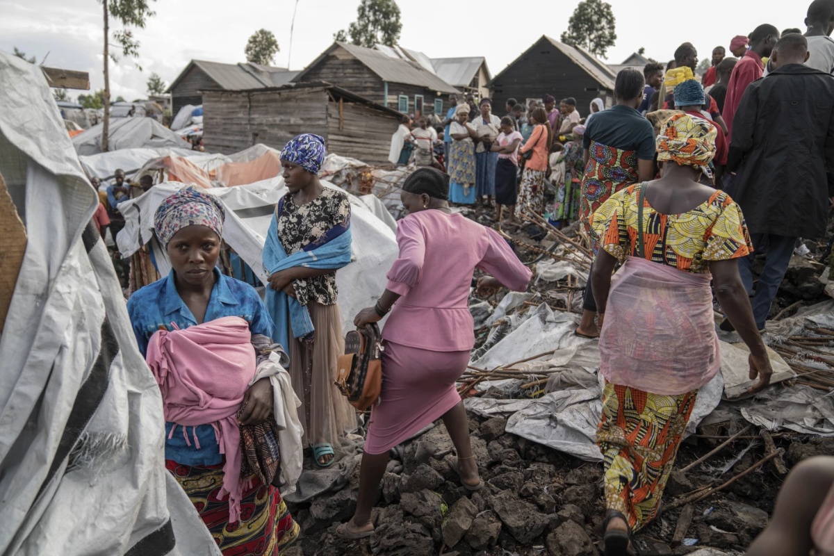 पूर्वी कंगोमा विस्थापितहरूको शिविरमा विस्फोट: १२ जनाको मृत्यु