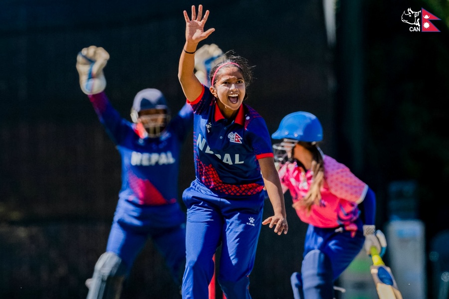 महिला टी२० श्रंखला जापानलाई हराउँदै नेपाल तेस्रो