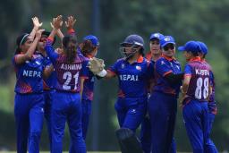 आईसीसी महिला टी–२० विश्वकप छनोट: कतारले नेपाललाई दियो ७५ रनको लक्ष्य