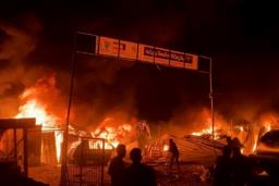 रफाहमा इजरायली आक्रमणः शिविरमा बसेका प्यालेस्टिनी ज्युँदै जले 