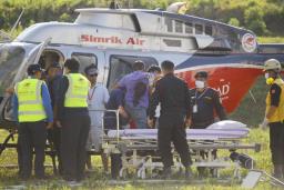 संखुवासभा हेलिकप्टर दुर्घटना : एकको मृत्यु, तीन जनालाई काठमाडौँ ल्याइयो
