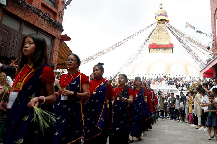 बौद्धमा मनाइयो रोपाइँजात्रा