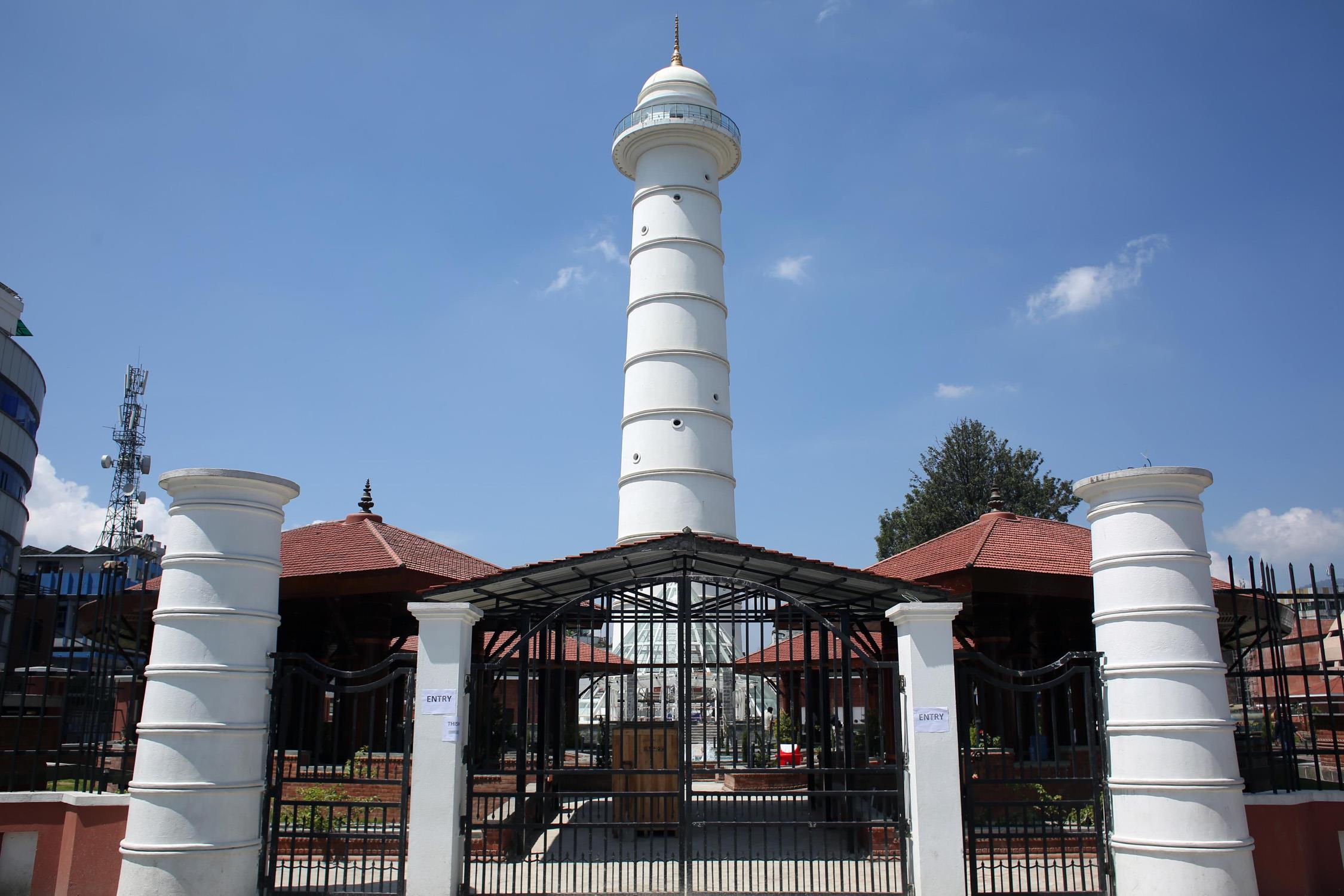 सर्वसाधारणका लागि खुल्ला हुँदै धरहरा