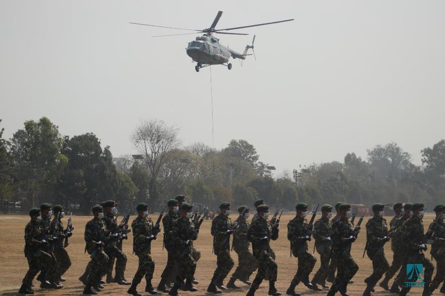 टुँडिखेलमा नेपाली सेनाको हर्ष बढाइँ
