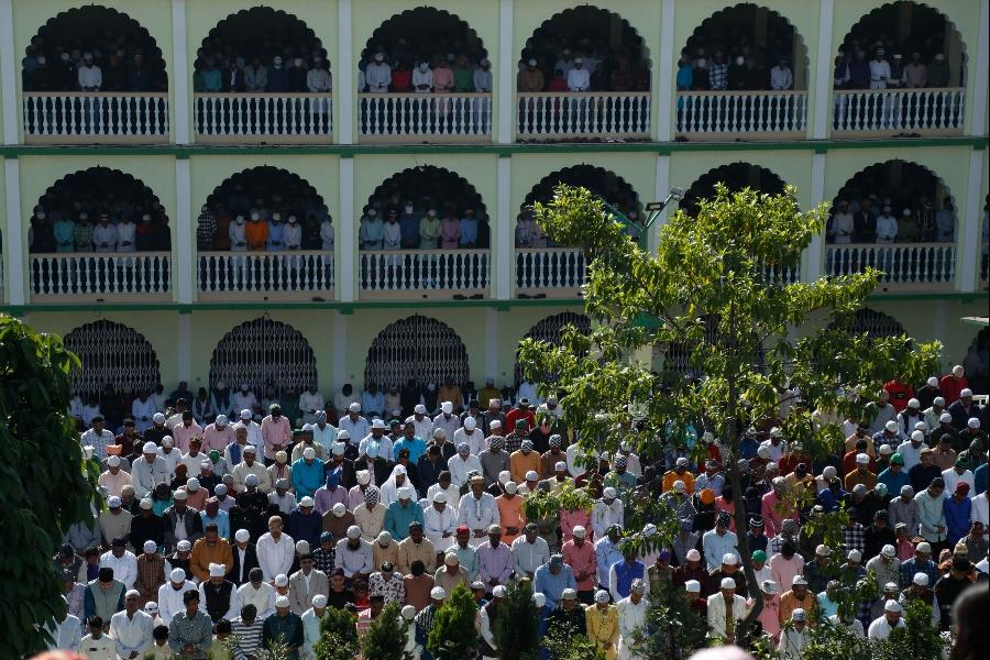 कास्मिरी मस्जिदमा ‘इदुलफित्र’ 