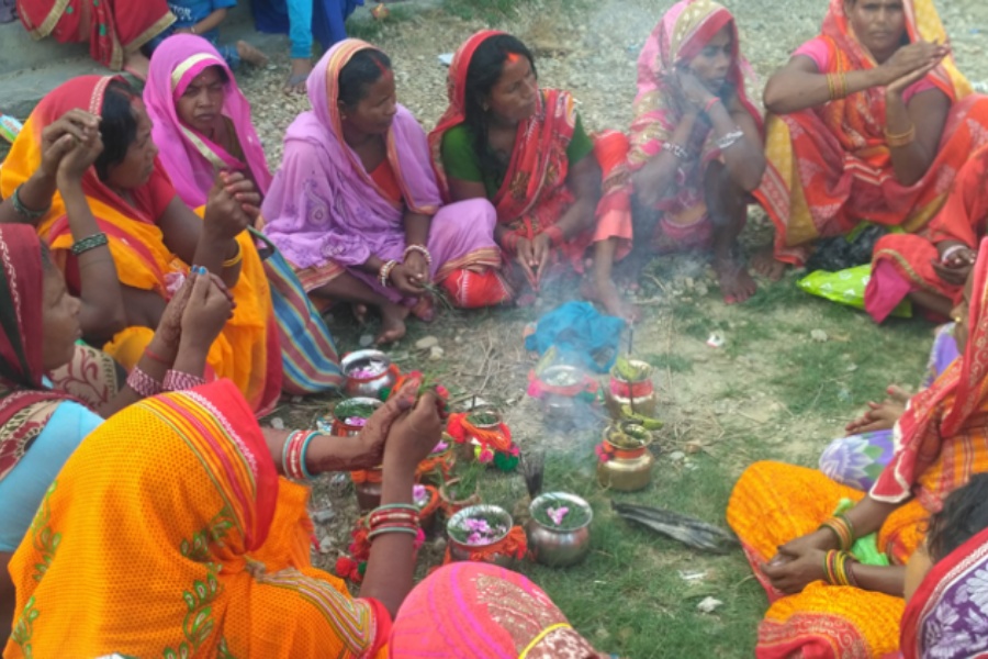 मिथिलाञ्चलमा शुरू भयो जितिया पर्व