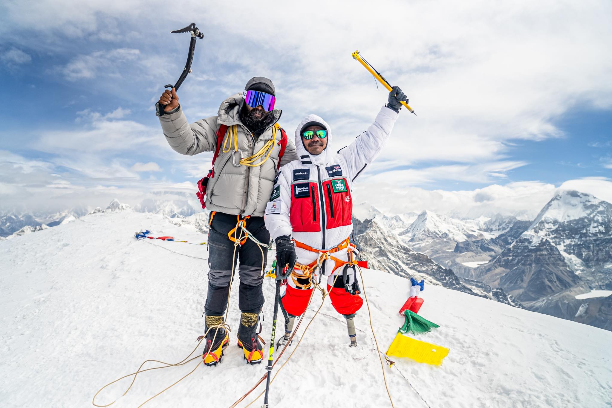 दुवै खुट्टा नभएका हरि बुढामगरले चढे सगरमाथा