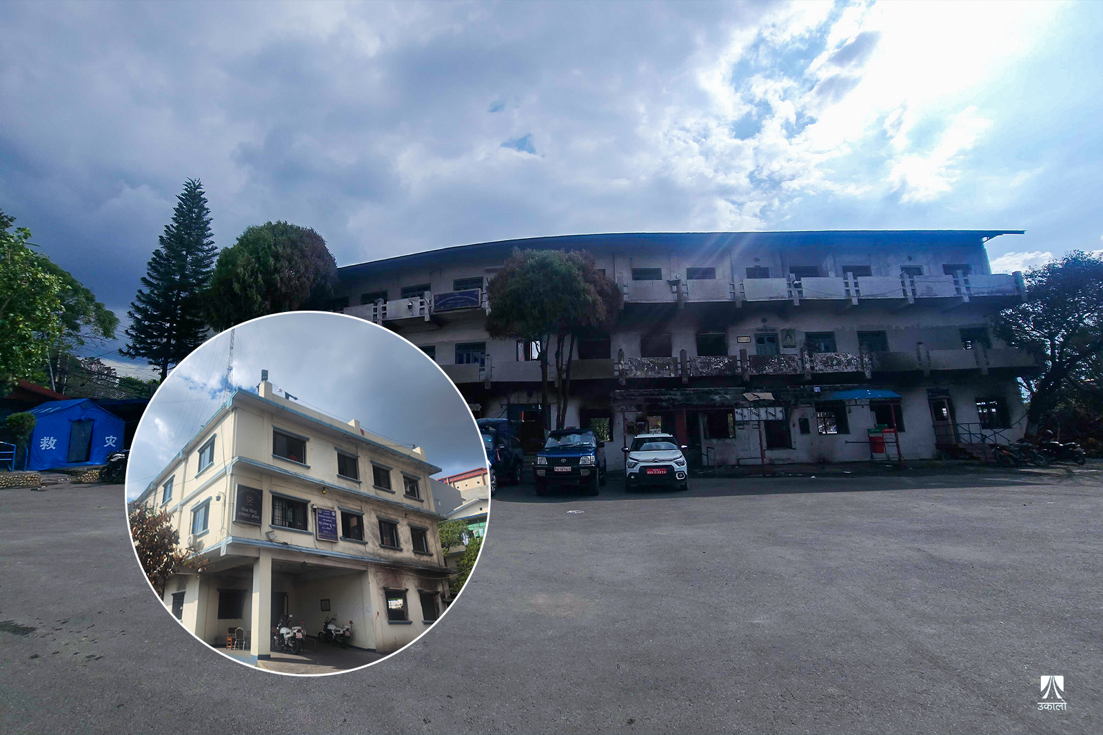 मुख्य कार्यालय रहेको भवन प्रयोग गर्न नसकिने भएपछि शिशु स्याहर केन्द्र र मेट्रो एफएम सञ्चालन भइरहेको भवनबाट सेवा शुरू गरिएको छ।