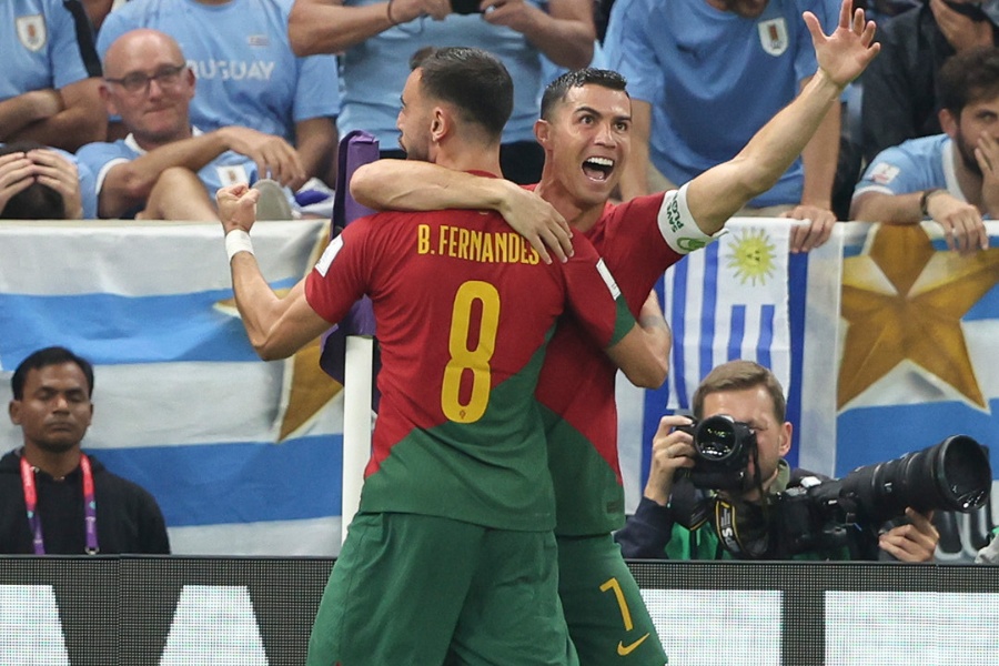 ब्रुनोको दुई गोल, पोर्चुगल अन्तिम १६ मा