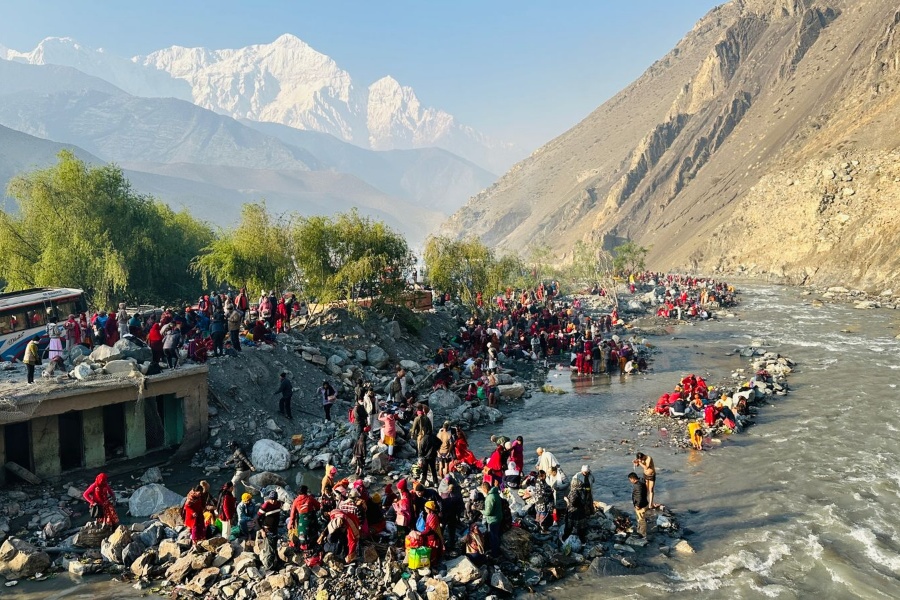 कागबेनी र मुक्तिनाथमा भक्तजनको घुइँचो