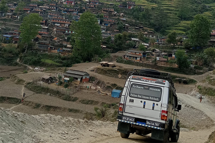 सडक सञ्जालमा जोडियो म्याग्दीको विकट ‘खिवाङगाउँ’