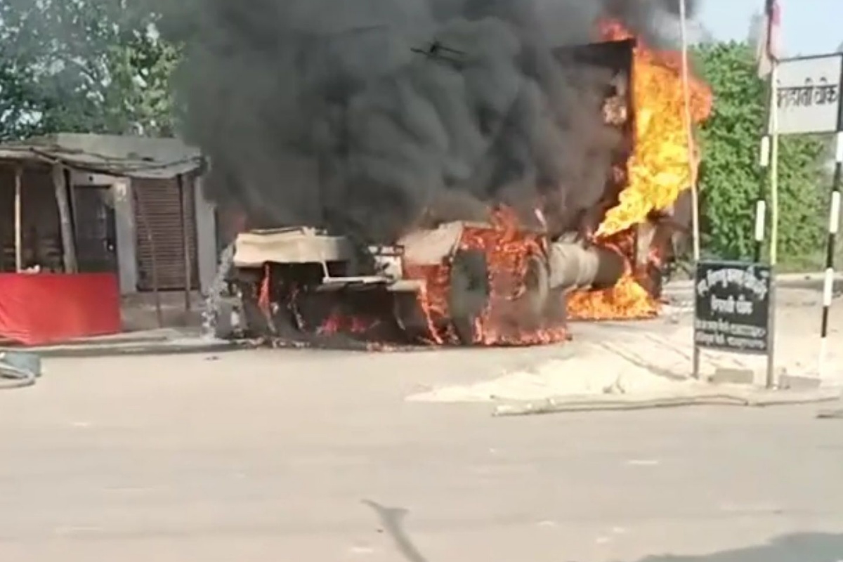 ट्यांकरको ठक्करबाट २ बालकको मृत्युपछि बाँकेको बेतहानीमा तनाव