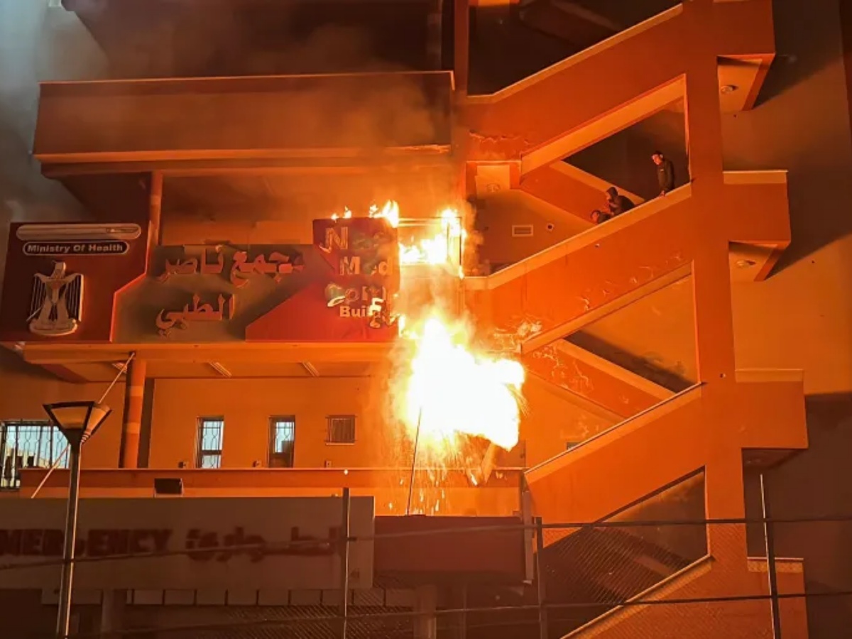 गाजाको नासिर अस्पतालमा इजरायली आक्रमण,  २ शीर्ष हमास कमान्डरको मृत्यु