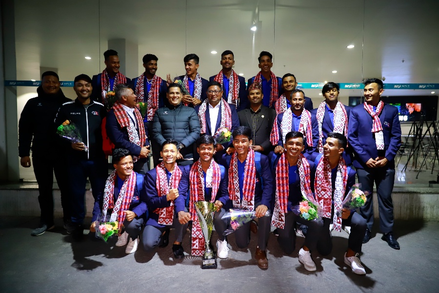 विश्वकपमा छनोट भएको यू–१९ क्रिकेट टोली स्वदेश फर्कियो