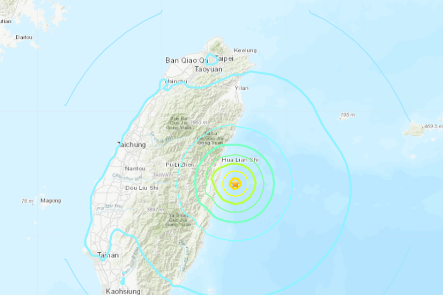 ताइवानमा ६.२ म्याग्निच्युडको शक्तिशाली भूकम्प