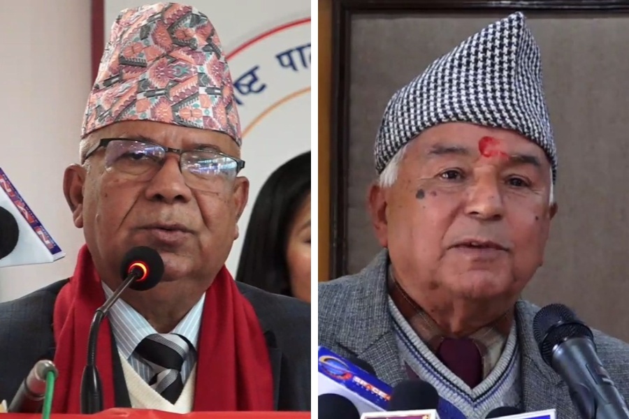 एकीकृत समाजवादी अध्यक्ष नेपाल र कांग्रेस नेता पौडेलबीच भेटवार्ता