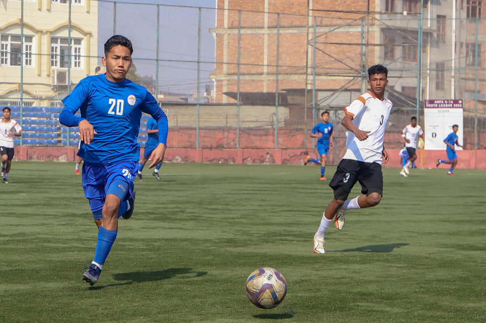 एन्फा यू१६ लिग : एपीएफमाथि संकटाको फराकिलो जित