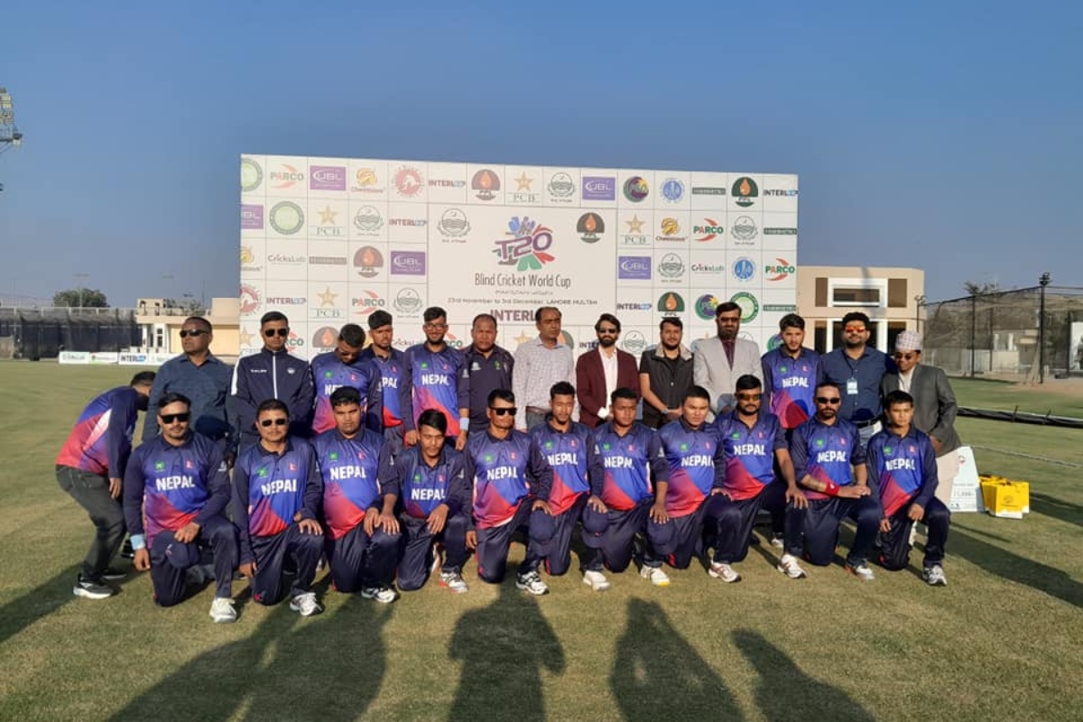 दृष्टिविहीन विश्वकप क्रिकेट :नेपालको दोस्रो जित, दक्षिण अफ्रिका ११ रनले पराजित