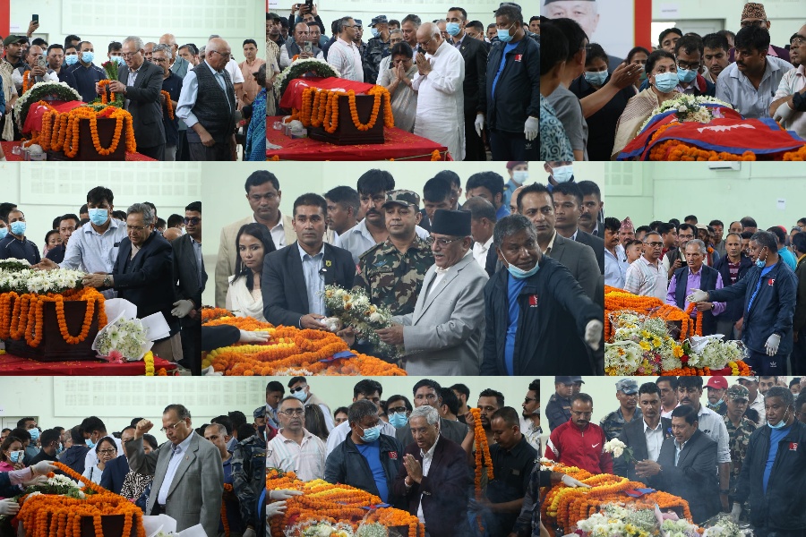 प्रधानमन्त्रीसहित शीर्ष नेताद्वारा स्व.नेम्वाङप्रति श्रद्धाञ्जली व्यक्त (तस्वीरमा)