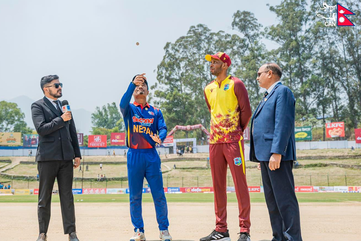 वेस्टइन्डिज ‘ए’ले टस जित्यो, नेपालले पहिला फिल्डिङ गर्दै