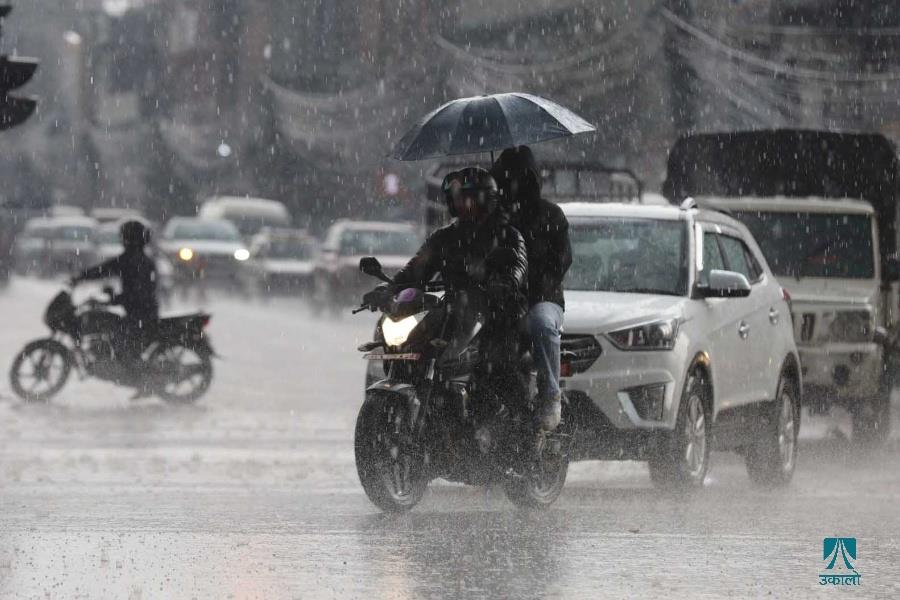 काठमाडौँसहित देशका अधिकांश स्थानमा वर्षा