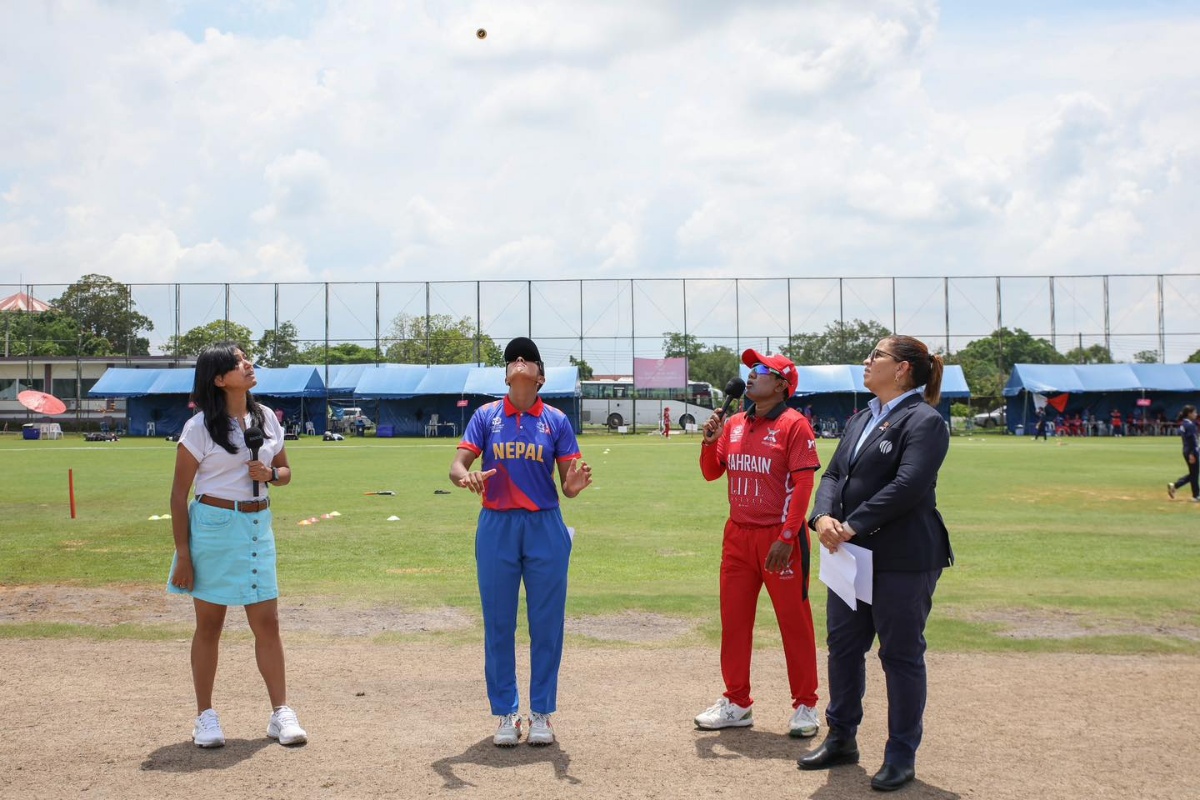 बहराइनविरुद्ध नेपाल बलिङमा 