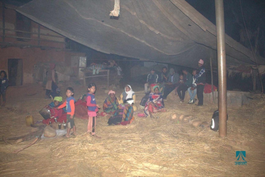 स्थलगत: जाजरकोट भूकम्पको दोस्रो दिन, प्रभावितहरूलाई न ओत न ओछ्यान