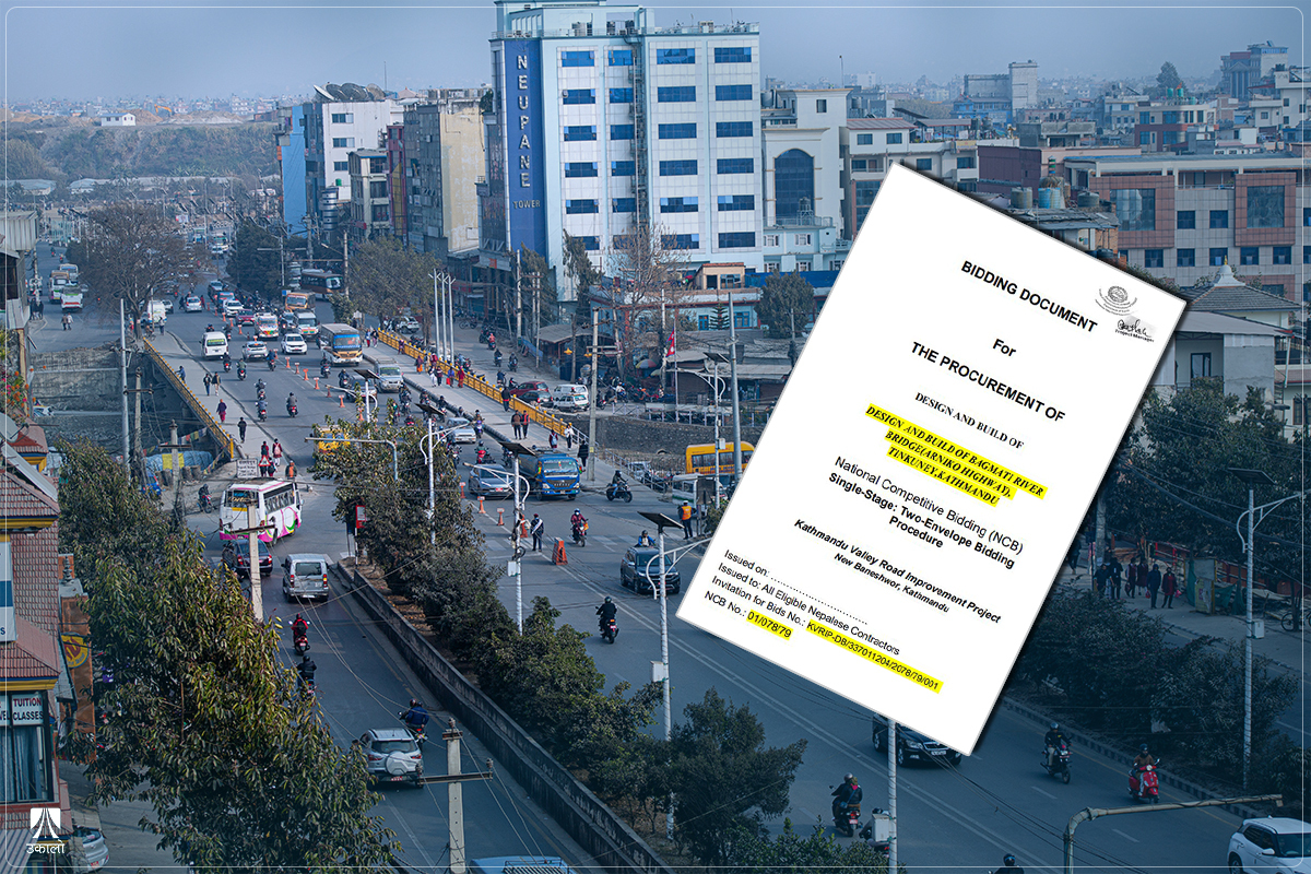 ९ वर्षदेखि निर्माण अलपत्र तीनकुने आर्क ब्रिजः ठेक्का फेरियो, अलमल उस्तै