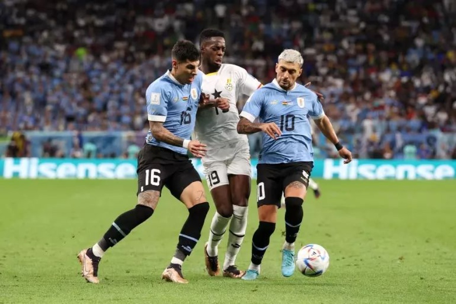 उरुग्वे चौथो पटक समूह चरण पार गर्न असफल