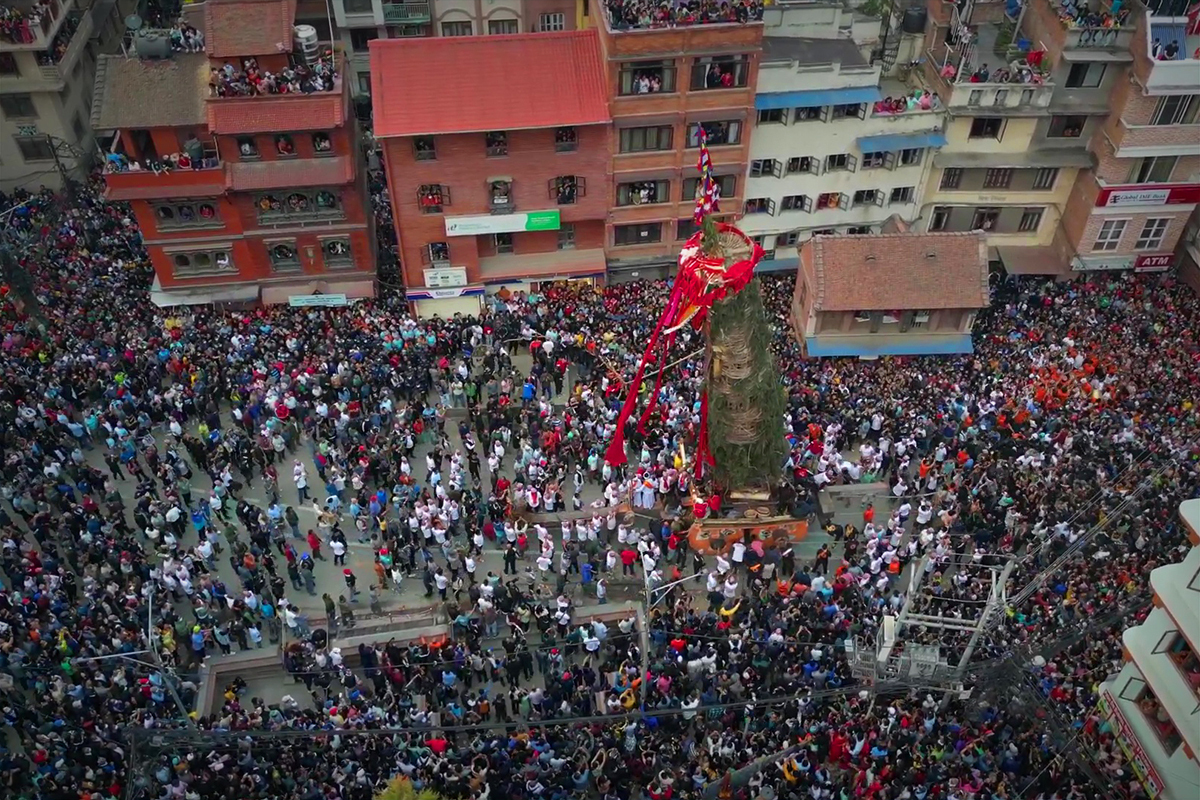 रातो मत्स्येन्द्रनाथको रथ गुड्ने बाटो