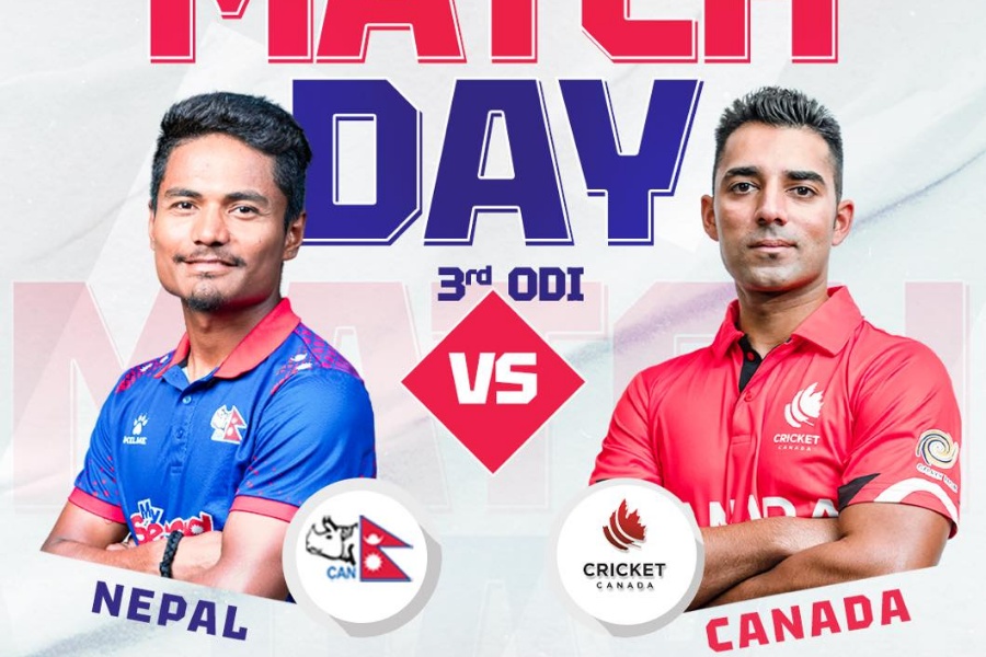 क्यानडाविरुद्ध फिल्डिङ गर्दै नेपाल, हेमन्तले गरे डेब्यु