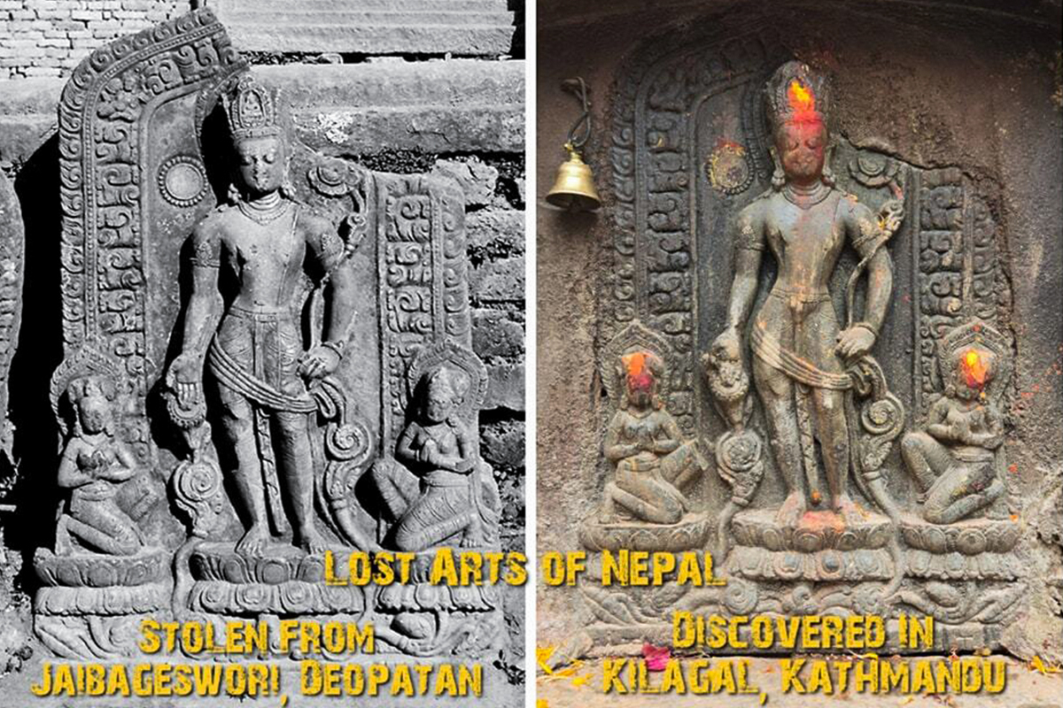 ५० वर्षअघि जयबागेश्वरीबाट हराएको ‘बोधिसत्व पद्मपाणी’ काठमाडौँमै भेटियो