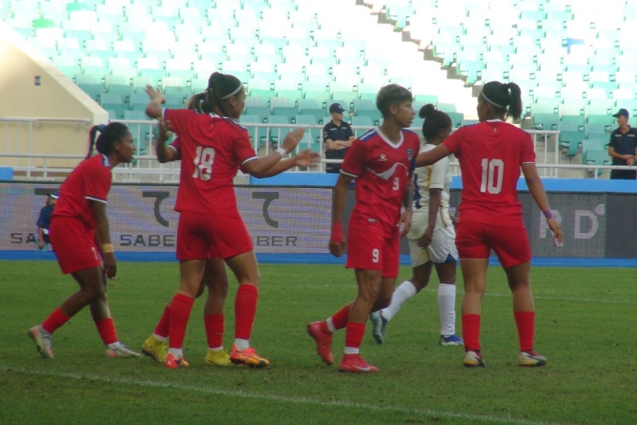 एएफसी एसियन कप छनोटमा श्रीलंकाविरुद्ध नेपाल ८–० गोलले विजयी