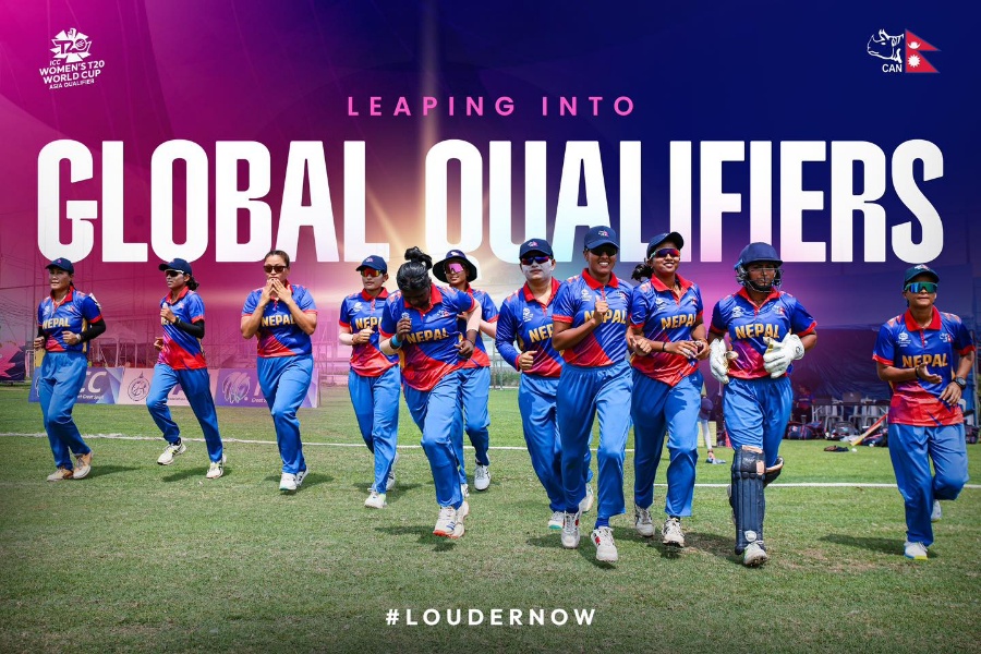 टी–२० विश्वकपको 'ग्लोबल क्वालिफायर'मा पुग्यो नेपाली महिला टोली 