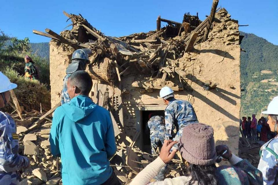 भूकम्प अपडेट: १३३ जनाको मृत्यु, १८५ घाइते