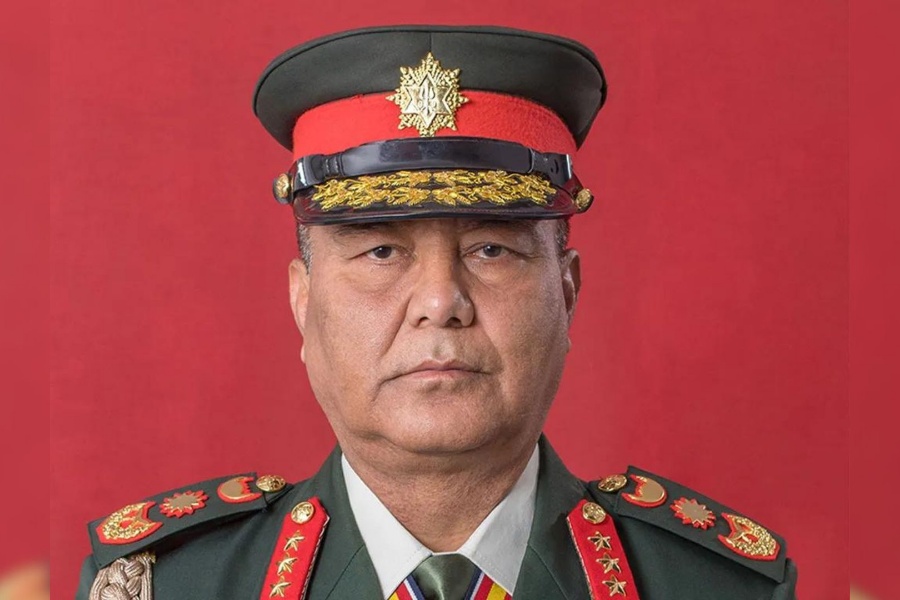 प्रधानसेनापतिबाट सम्बोधन हुँदै