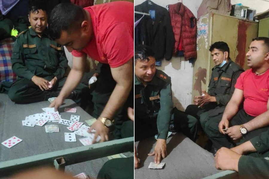 कार्यालय समयमा तास खेल्ने नगर प्रहरीलाई काठमाडौँ महानगरले निलम्बन गर्ने