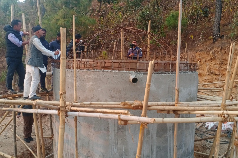 साप्सुखोला–विजयखर्क खानेपानी आयोजनामा लापरबाही