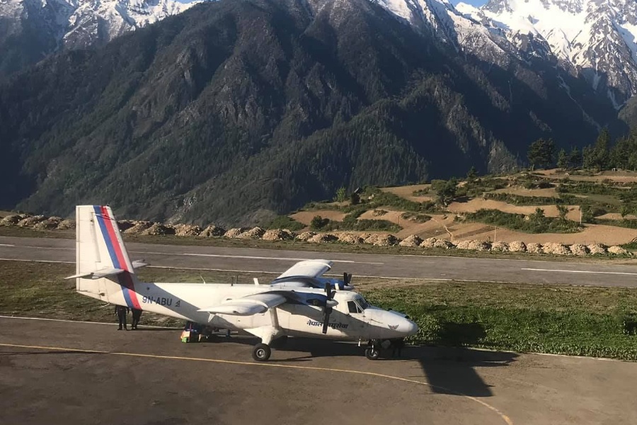 हुम्लामा बिहीबारदेखि हवाई सेवा अवरुद्ध