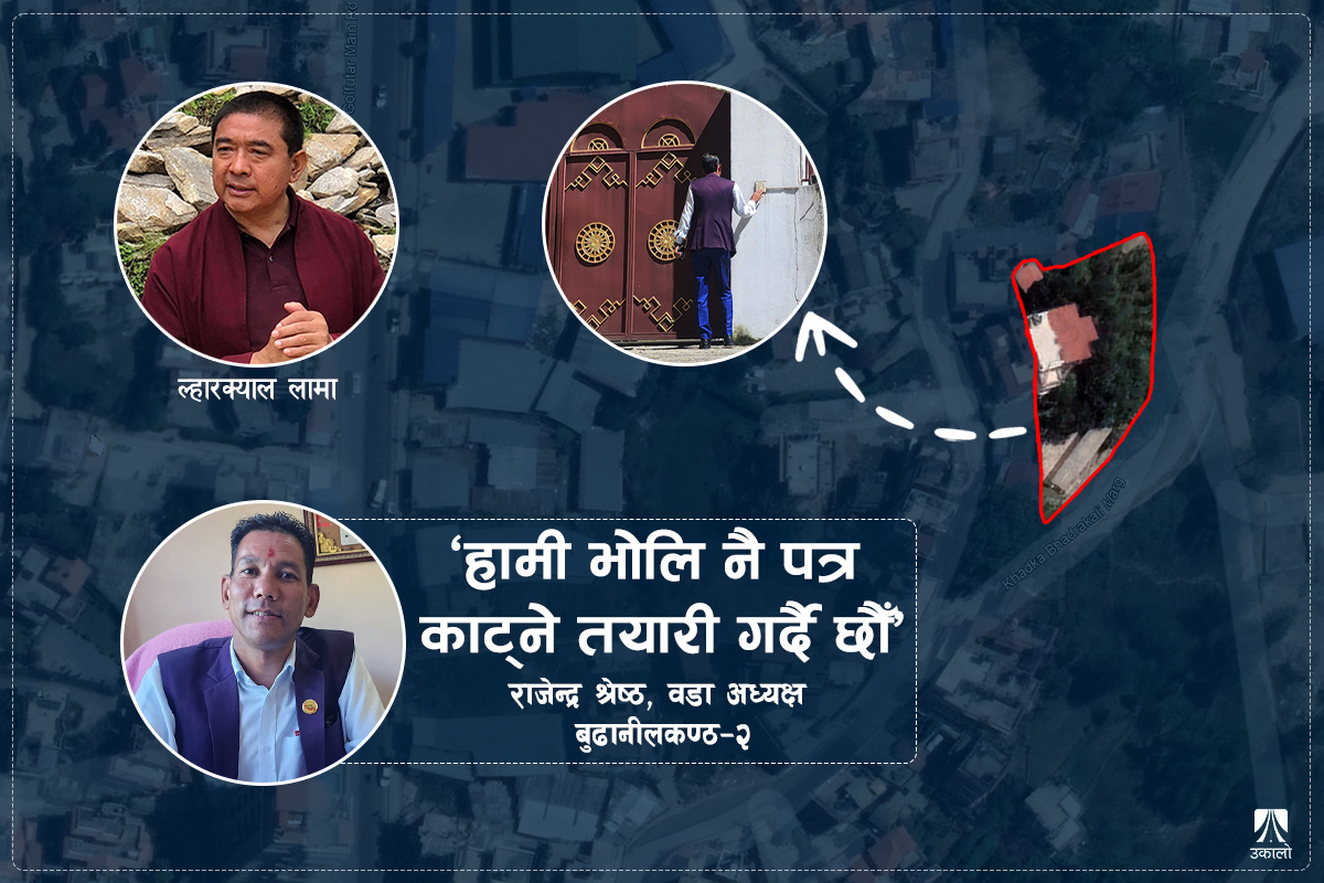 ल्हारक्याल लामाले हडपेको सार्वजनिक जग्गा खाली गराउन पत्र काट्ने तयारी