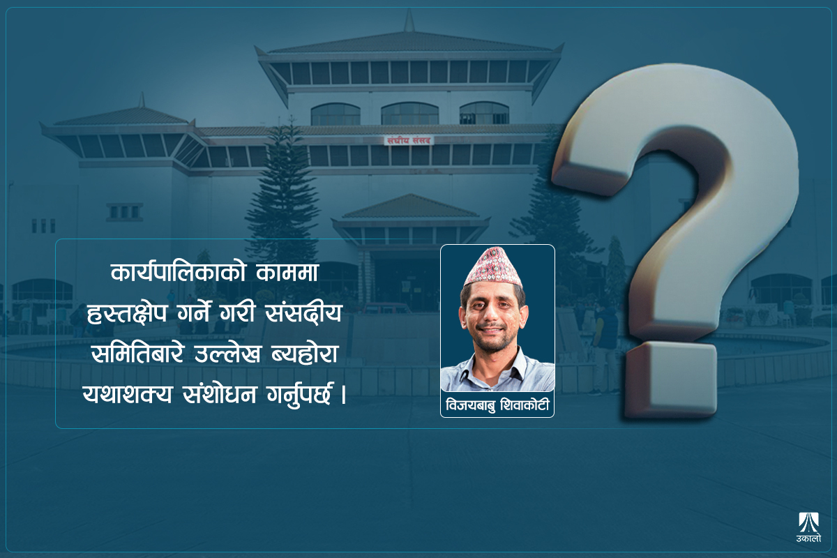 संसदीय समितिको निर्देशन: कति संसदीय प्रणाली अनुकूल?