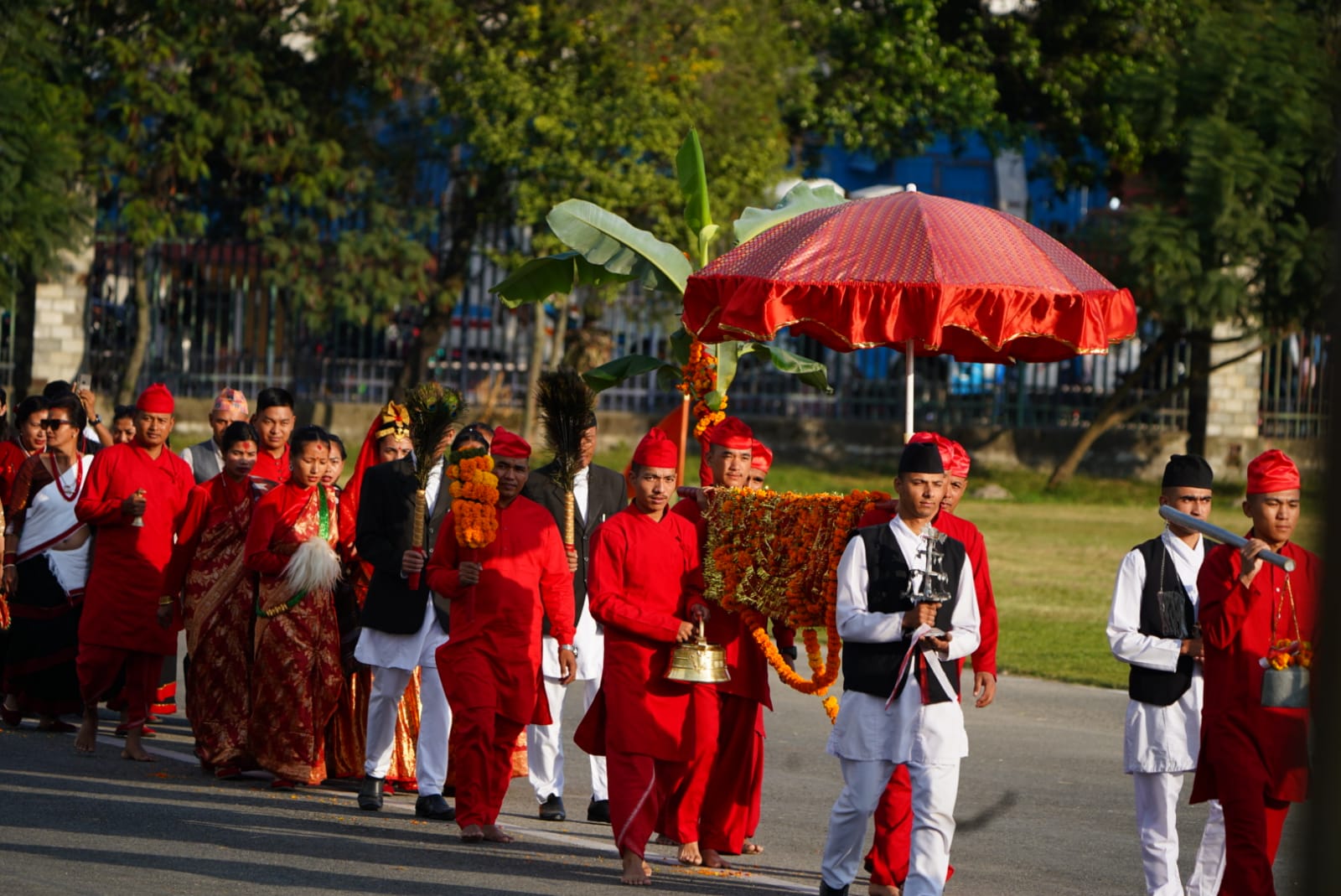 आज दशैँको सप्तमी, फूलपाती भित्र्याएर मनाइँदै
