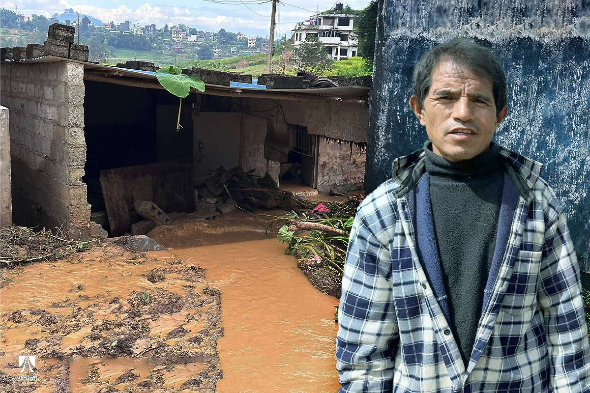 जग्गा व्यवसायीको ‘प्लटिङ’ले छेकिएको फन्टे खोला बस्तीमा