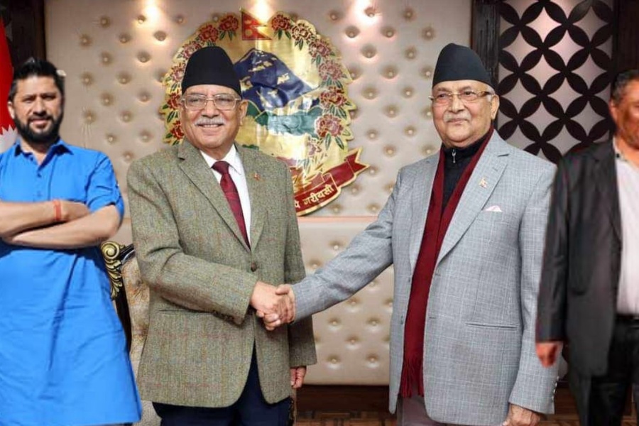 एमाले, माओवादी केन्द्र र रास्वपासहितको नयाँ सरकार बन्ने