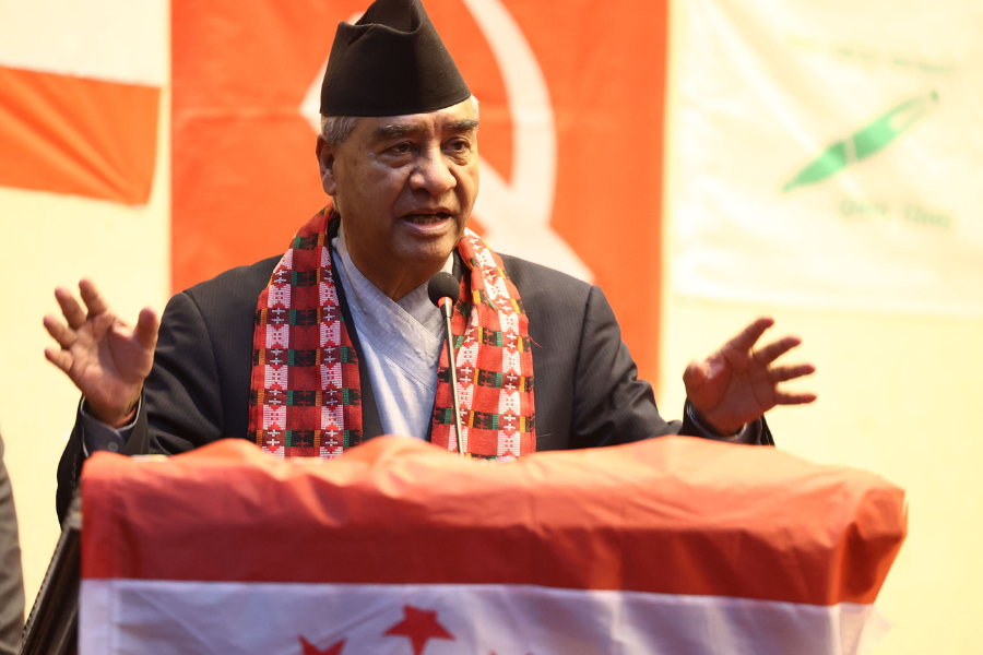 बालुवाटारमा देउवाले बोलाए पार्टीका सांसदको भेला