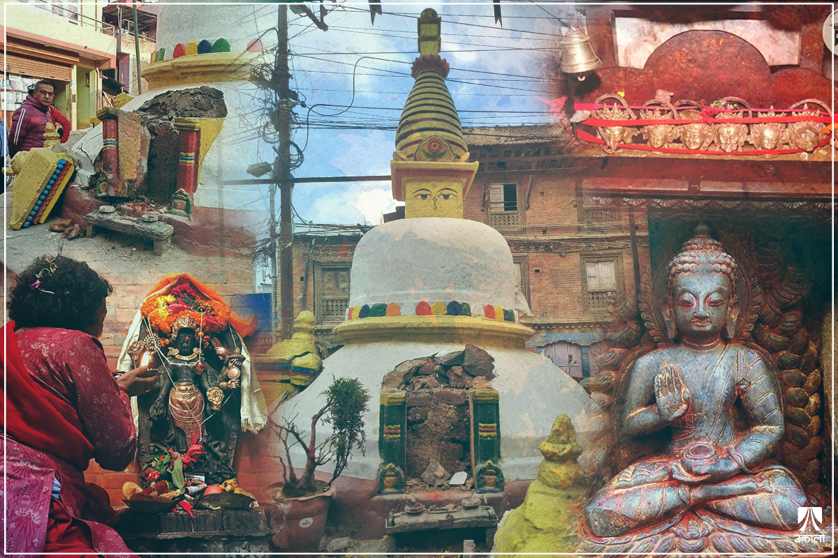 रोकिएको छैन मूर्ति चोरी, फेरिएन सुरक्षा शैली