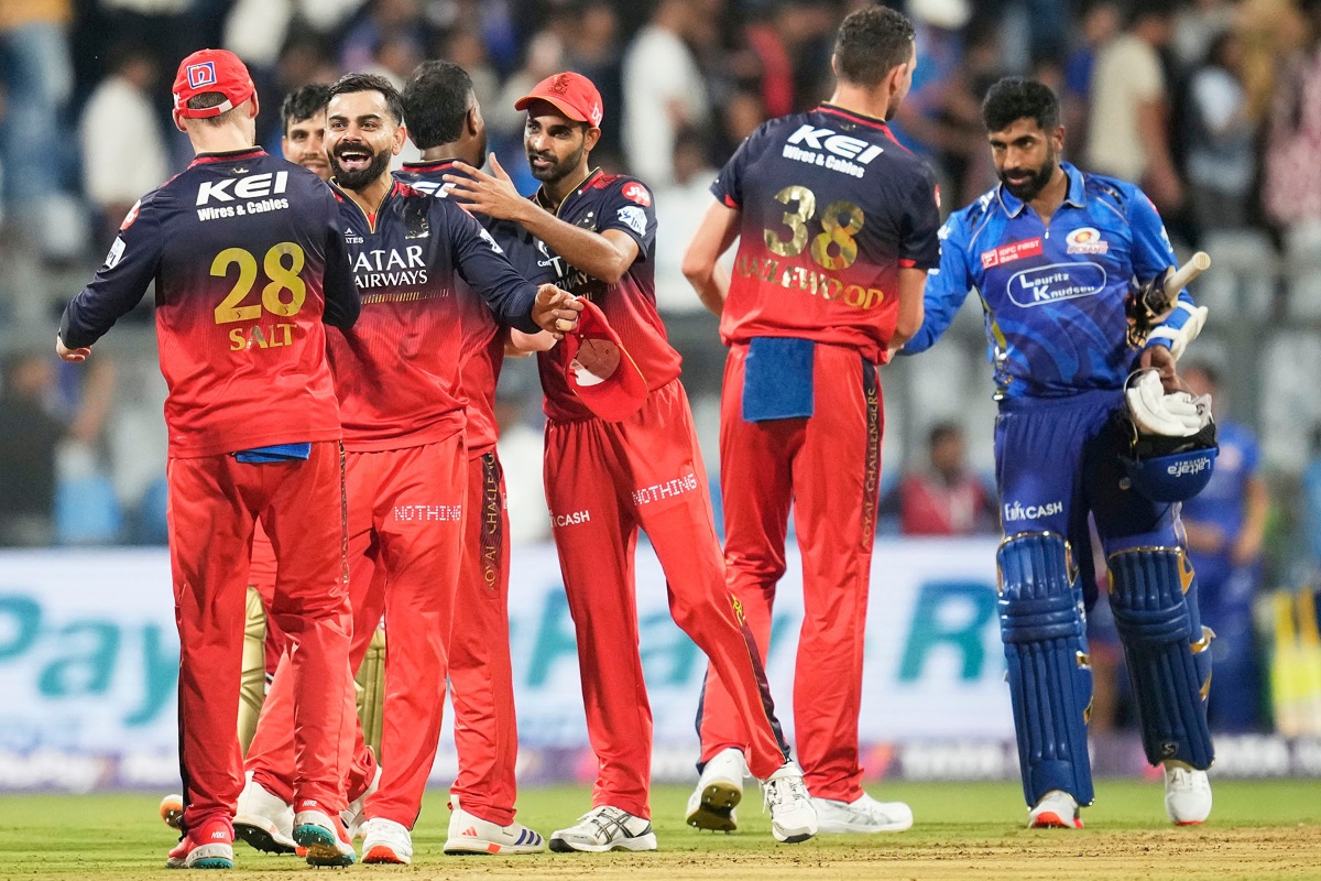 आईपीएल: मुम्बईमाथि बेंगलुरुको जित